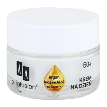 AA Cosmetics Oil Infusion2 Argan Inca Inchi 50+ nappali liftinges kisimító krém a ráncok ellen 50 ml