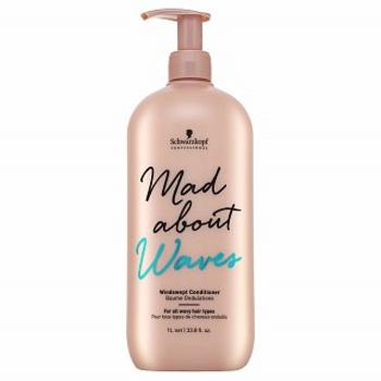 Schwarzkopf Professional Mad About Waves Windswept Conditioner kondicionáló hullámos és göndör hajra 1000 ml